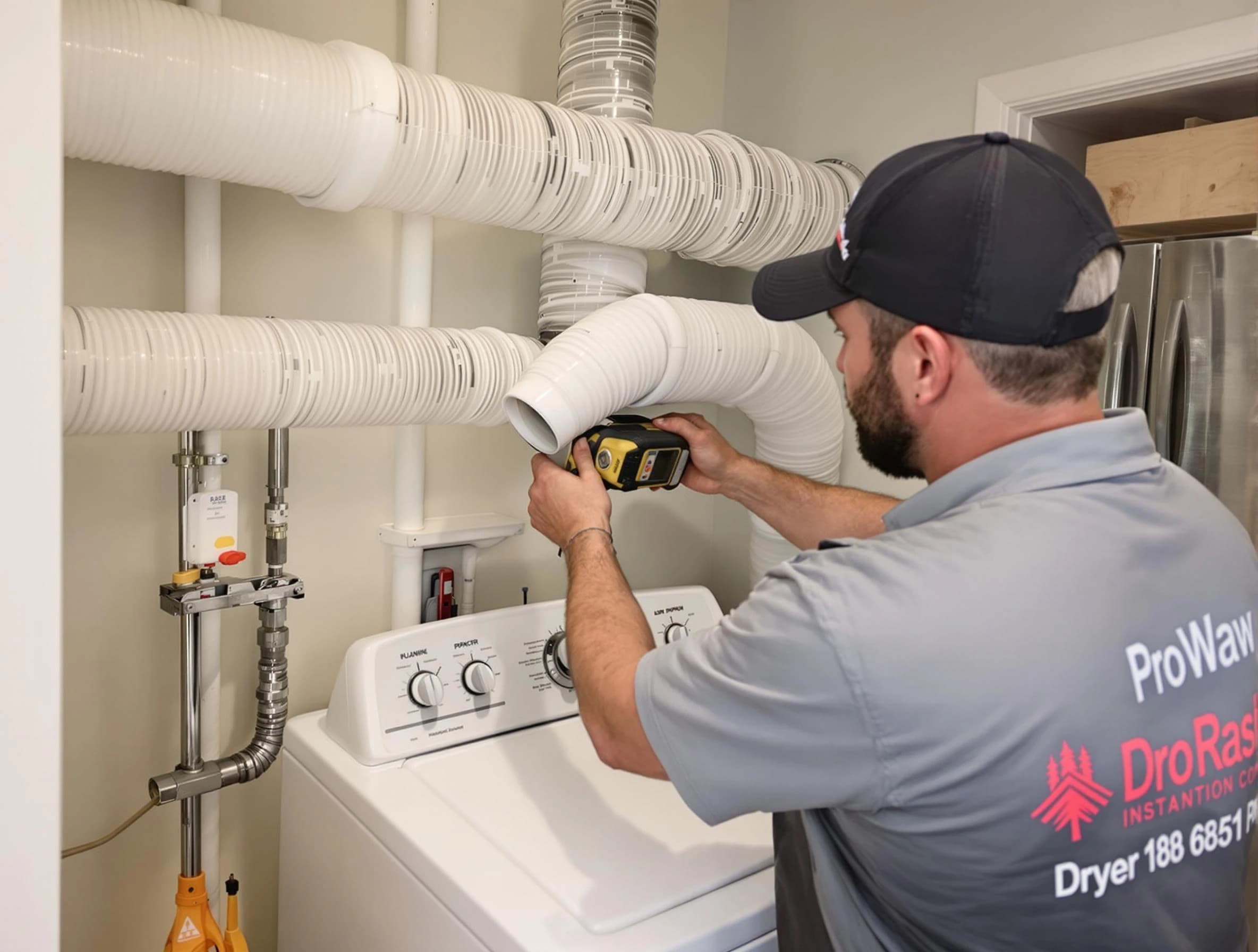 Professional dryer vent hose installation by Chattahoochee Hills Dryer Vent Cleaning in Chattahoochee Hills