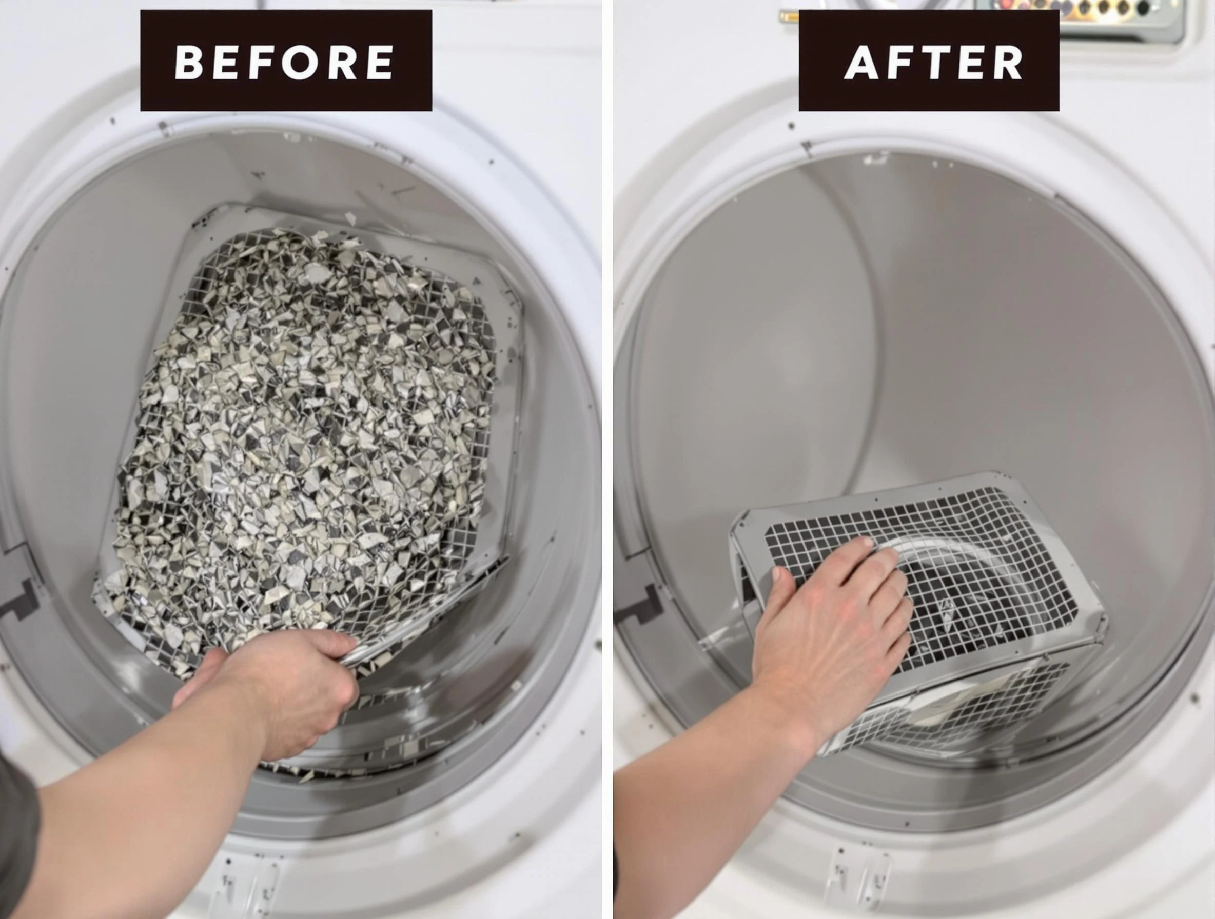 Professional lint trap cleaning by Chattahoochee Hills Dryer Vent Cleaning in Chattahoochee Hills